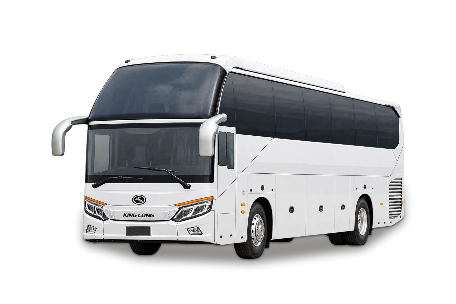 White King Long coach, front three-quarter view.